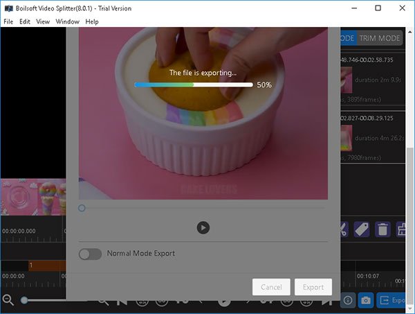 Boilsoft Video Splitter视频无损分割工具截图