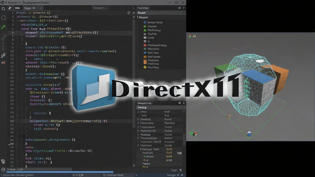 һ��չʾDirectX11����Ч��������ͼƬ�������Ǵ���༭��������DirectX11��־������Ϊ�������Ҳ�3Dģ��Ԥ�������Ϊ�ִ���̹���̨���ϸ�ڰ������������ģ���߿���ʵ���л�������������ݣ����������ɾ��޶���Ԫ�أ�4K�ֱ���