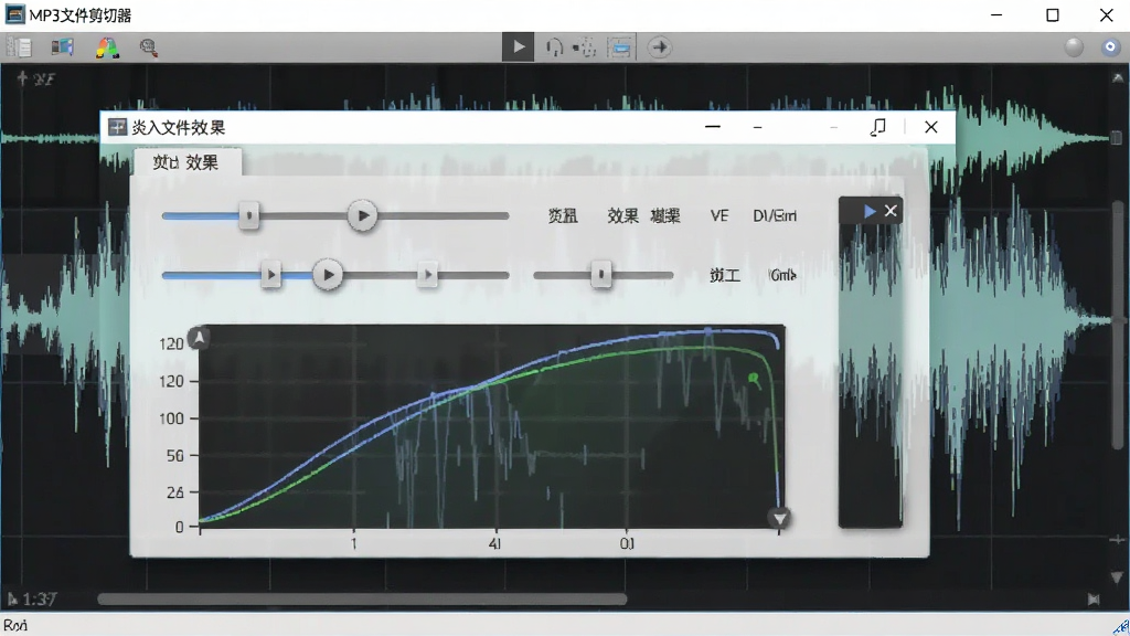 MP3�ļ�������������չʾ���뵭��Ч��������壬������л��������ͼ������Ϊ��Ƶ���Σ�������Ϊдʵ�������棬����ΪЧ���������򣬲������������ʸɾ����޶���Ԫ��
