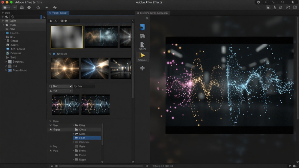 һ��չʾ Adobe After Effects ��Ч��Ԥ���Ľ����ͼ��������Ч����Ԥ�����չ������ʾģ������Ч�����ӵȷ��࣬Ԥ������չʾӦ����Ч��Ļ���Ч����������Ϊרҵ��ɫ���������������ʸ��壬�ɾ����޶���Ԫ��