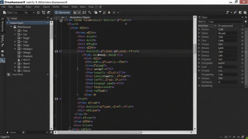 Dreamweaver8 ����༭���棬��ʾ HTML �� CSS ������������Ϊ��ǩѡ�������Ҳ�Ϊ������壬����Ϊ��ɫ����༭����񣬻����������޶���Ԫ��