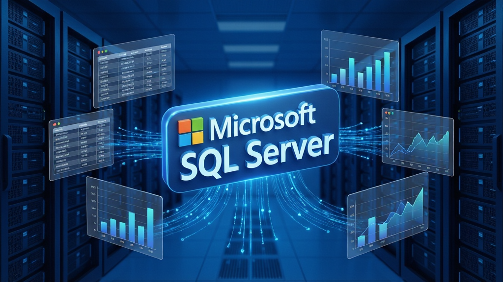һ��չʾMicrosoft SQL Server����ȫò�ĸ���ͼ������Ϊ����ɫ�������ݿ�����������������������������Ŵ���