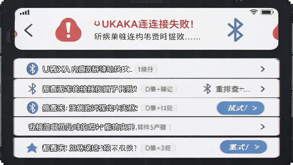 ����Ϊ�ֻ���Ļ��ʾUKAKA����ʧ����ʾ���Ų鲽�裻����Ϊ���½ṹ���Ϸ�������ʾ���·��б����Ű����������Ϊ�̳�ʾ��磻ϸ�ڰ�����ɫ��̾�š�����ͼ�ꡢ���԰�ť�����ʸ��壬�ɾ����޶���Ԫ��