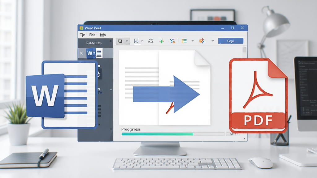 һ��չ��wordתpdf���ߺ��Ĺ��ܵ�ȫ��ͼ���������������������棬�����Word�ĵ�ͼ�꣬�Ҳ���PDF�ĵ�ͼ�꣬�м��м�ͷ��ʾת�����򣬱����Ǽ��İ칫���棬���Ϊ�ִ��Ƽ��У�ϸ�ڰ���������ť�ͽ������������������ɾ����޶���Ԫ��