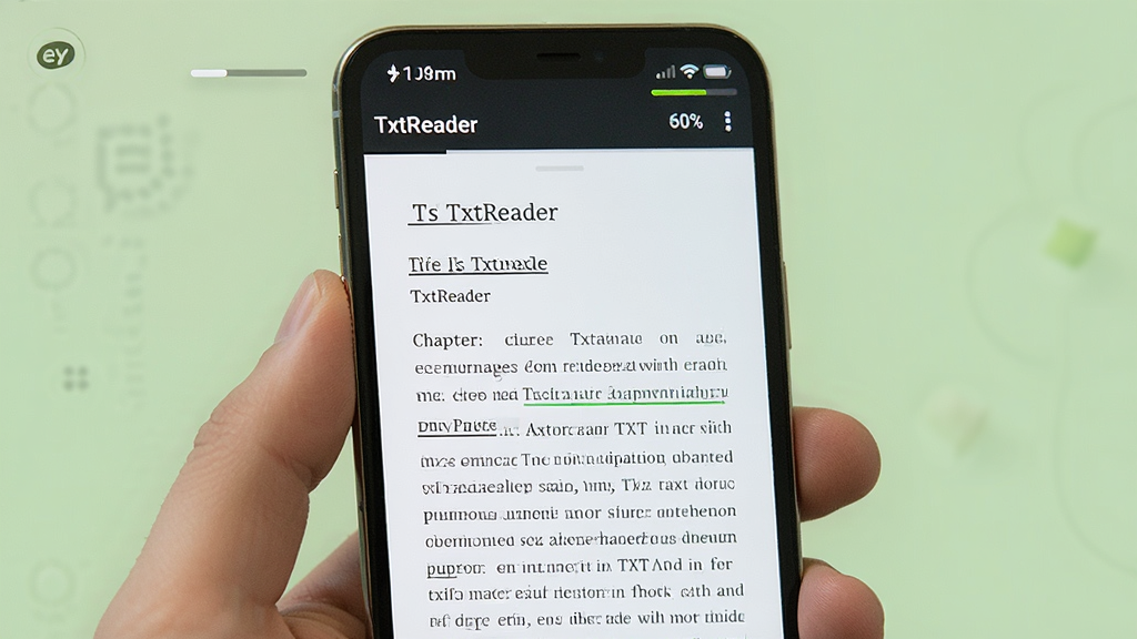 һ��չʾTxtReader���ֻ����Ķ�TXT�ļ���ͼƬ������Ϊ�ֳ������ֻ�����Ļ����ʾ��TxtReader���Ķ����棬����Ϊ������ҳ��ʾ���Ű�����½ڱ�������ģ����Ϊ��ʵ������磬ϸ�ڰ����ֻ���Ե�Ļ���ģʽͼ�ꡢ���Ȱٷֱȡ�����Ϊǳ��ɫ�����ʸ��壬�ɾ����޶���Ԫ��
