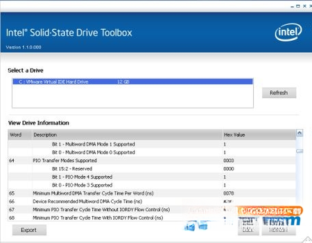 Ӣ�ض���̬Ӳ�̹�����Intel SSD Toolbox��ͼ