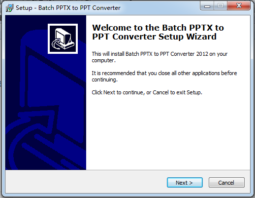 Batch PPTX TO PPT Converter �������� ��������