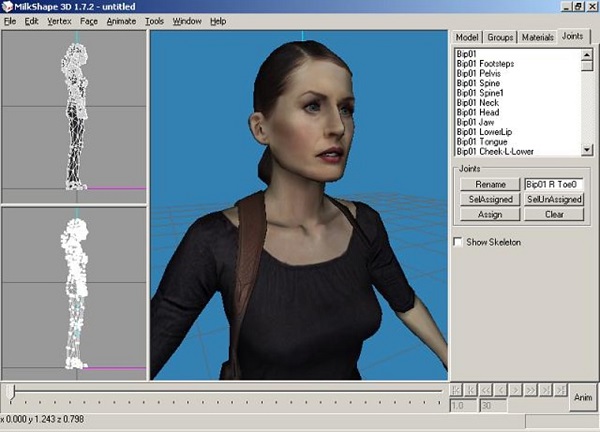 MilkShape 3D �������� ����չʾͼ