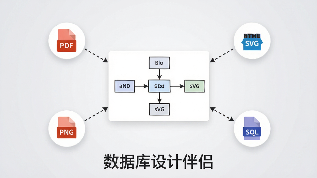 ���ݿ���ư��¶��ʽ��������չʾ������������һ��ERͼ�����ܻ�����PDF��PNG��SVG��HTML��SQL���ļ���ʽͼ�꣬ͼ����Բ�����У������߼�ͷָ�������ERͼ������Ϊǳ��ɫ���䣬����Լ�ִ��������·���ʾ�����ݿ���ư��¡����֣�����ɾ����䣬�����������޶���װ��
