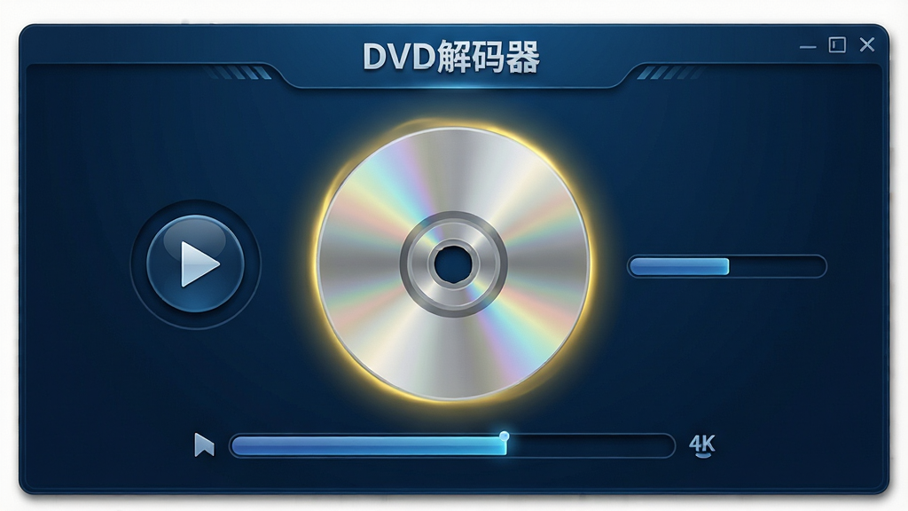 �������ơ�DVD��������������չʾ������Ϊ����ɫ�Ƽ��д��ڣ��������һ����ɫDVD����ɢ����ɫ��â����Χ���Ʋ��Ű�ť���������������ֲ��þ����Ű棬���Ϊ�ִ���Լ���ֿƼ��磬ϸ�ڰ������������������Ӱ������Ϊ4K���塢�ɾ����޶���Ԫ��