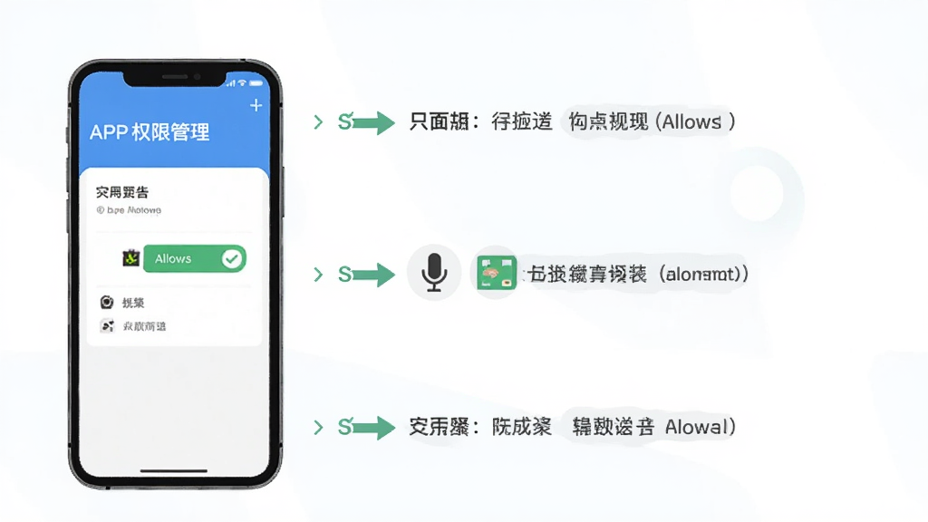ֻ��APP��װ���ò���ʾ��ͼ������Ϊ�ֻ���Ļ��ʾȨ�޹���ҳ�棬����Ϊ���·ֲ�չʾ�����Ϊ���̳����ͼ��ϸ�ڰ�����ѡ������ť���洢����˷�ͼ�꣬���������ɾ��޶���Ԫ��