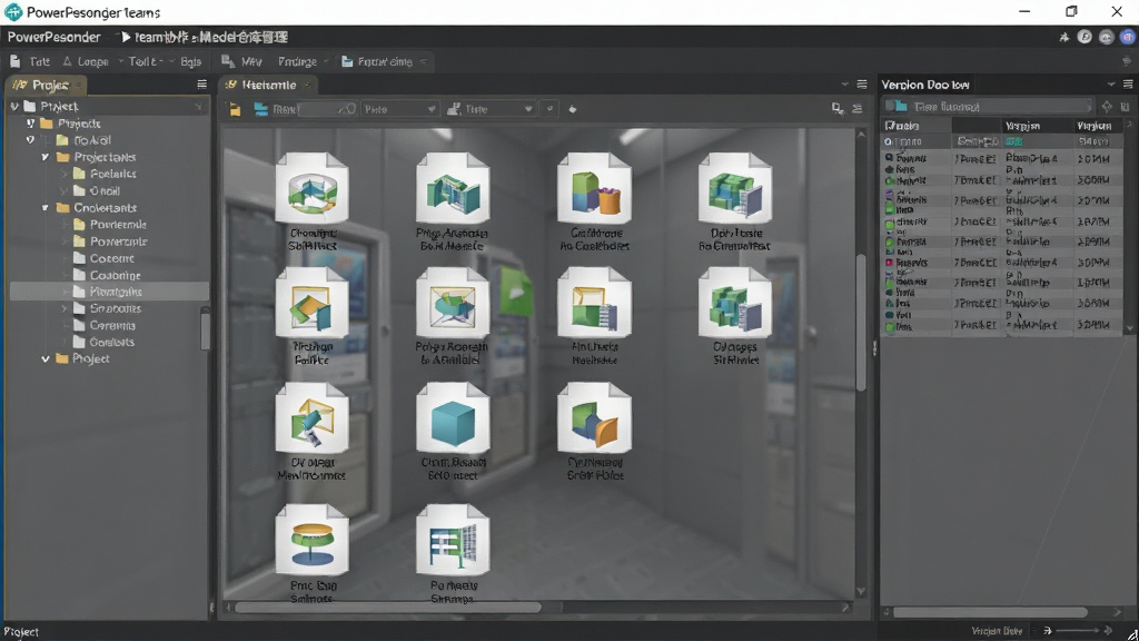 PowerDesigner�Ŷ�Э����ģ�Ͳֿ�������棬����չʾ���ģ���ļ�������ֿ������У���ർ������ʾ��Ŀ�ṹ���Ҳ���ʾ�汾��ʷ��¼���������רҵ�����ʸ��壬�ɾ��޶���Ԫ��