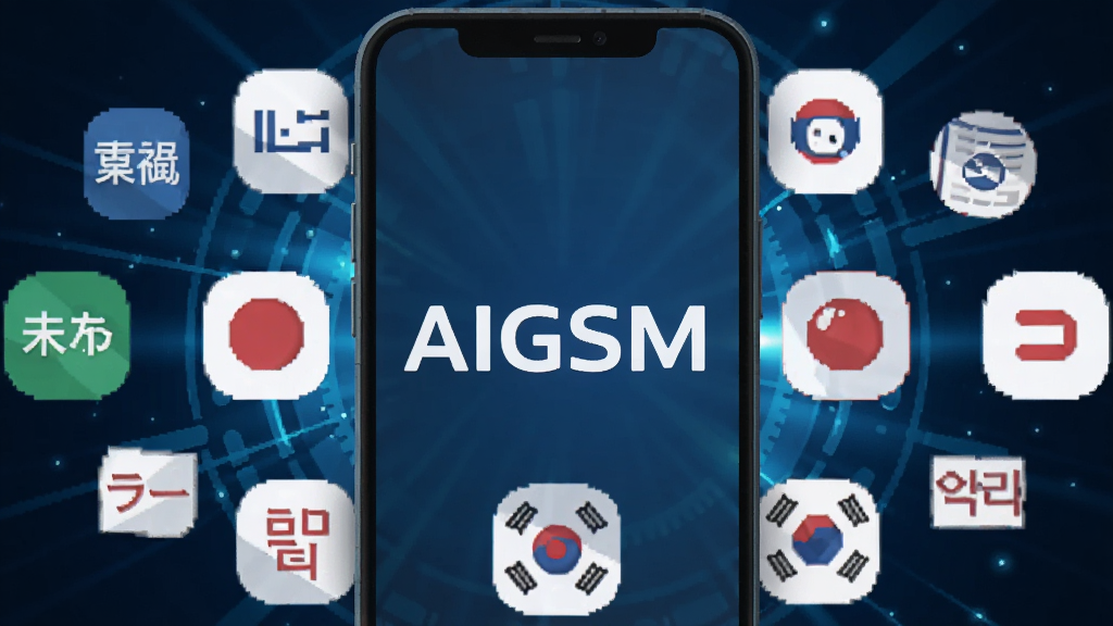 AIGSM�������������Է��빦��չʾͼ���ֻ���������ʾ���ġ�Ӣ�ġ����ġ����ĵȶ�������ͼ�껷�����У������ǡ�AIGSM����־������Ϊ�Ƽ�����ɫ��Ч����ƽ���廭��񣬻���ɾ�����