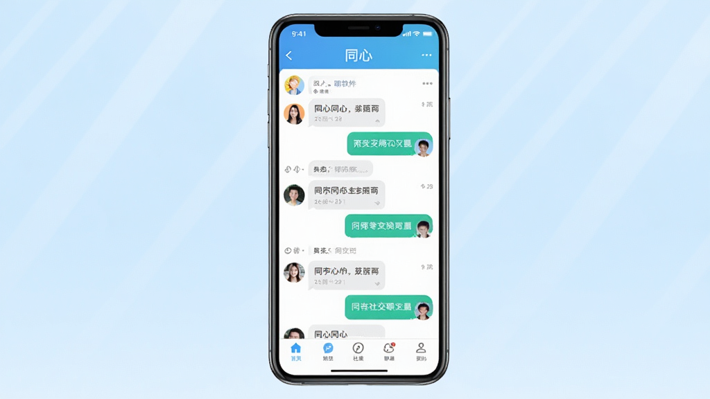 ͬ���罻��������������ȫòչʾ������Ϊһ�������ֻ���Ļ����Ļ������ʾͬ��Ӧ�������б����棬�Ϸ���ͬ��������������