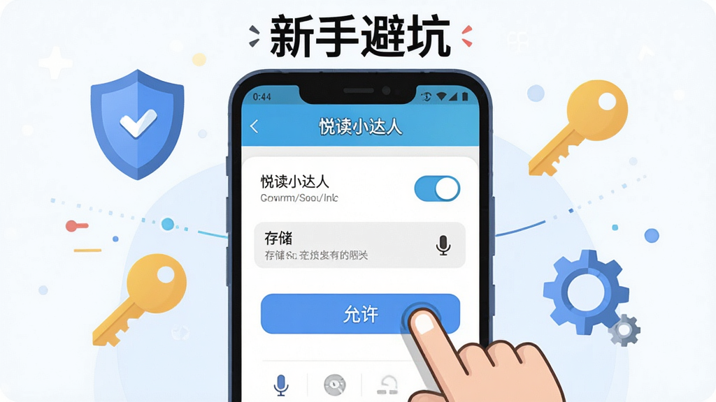 ����Ϊһ����׿�ֻ���Ļ��д����ʾ���ö�С���ˡ�Ӧ��Ȩ������ҳ�棬�Ա��п�ͨ��ָ���ڵ������������ť������Ϊ�ֻ����У���ΧƯ�����ơ�Կ�ס����ֵȰ�ȫͼ�ꡣ�Ű��϶����С����ֱܿӡ����������Ϊ��ƽ���Ƽ��廭��ϸ�ڰ���Ȩ�޿��ء��洢������˷�ͼ�ꡣ���ʸ��塢�ɾ����޶���Ԫ�أ�ǿ����ȫ���������ָ����