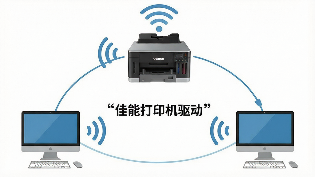һ���������ӳ������ͼƬ������չʾһ̨���ܴ�ӡ��ͨ��WiFi�ź�������̨��ͬλ�õĵ��ԣ����������ű�ע