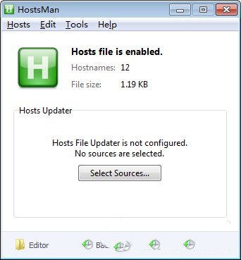hosts编辑工具 Hosts Editor截图