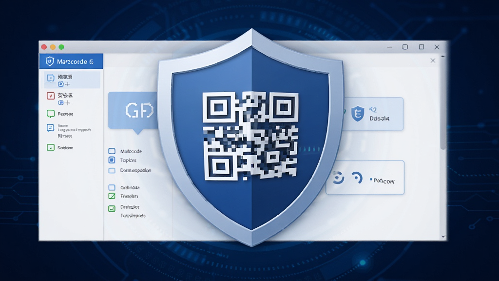 MBarcode��ά�����ɽ��������İ�ȫ����ʾ��ͼ������������һ������ͼ�������������ϣ�����Ϊ����ɫ�Ƽ��н��䣬���־��У�������أ����ʸ��壬�޶���Ԫ��
