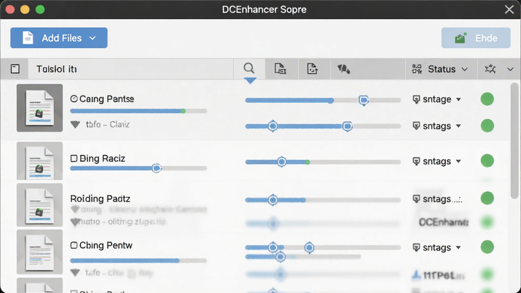 DCEnhancer �������������ͼ������Ϊ�������������б����ڣ�����Ϊ���������ļ���ť���·���������б����Ű����룬���Ϊ��ˬ�칫�磬ϸ�ڰ����ļ�����ͼ��������������״̬��ʶ�����������ɾ��޶���Ԫ��