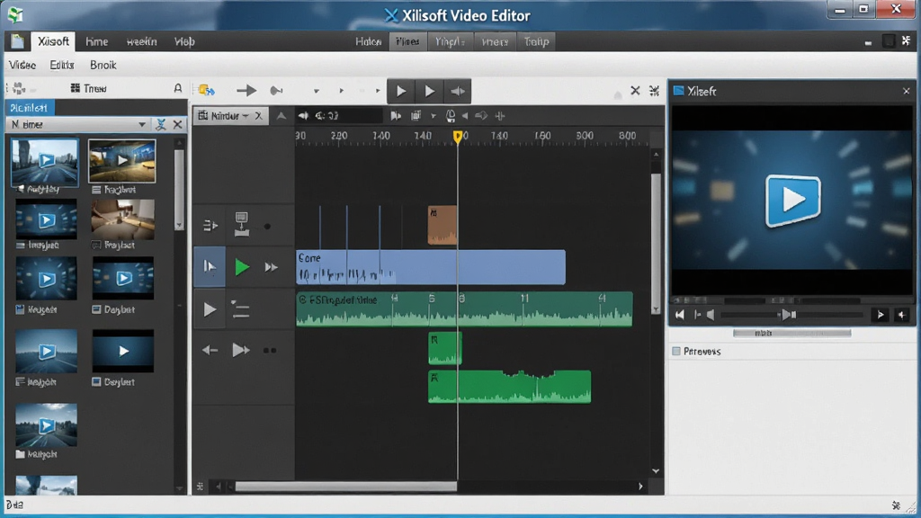 һ����Ϊ Xilisoft Video Editor ����Ƶ�༭���������棬����������ʱ���߹�������Ϊ�زĿ⣬�Ҳ�ΪԤ�����ڣ������Ϸ���ע�������ƣ��������࣬��������������ִ��Ƽ��У�ϸ�ڷḻ�����ʸ��壬�ɾ����޶���Ԫ��