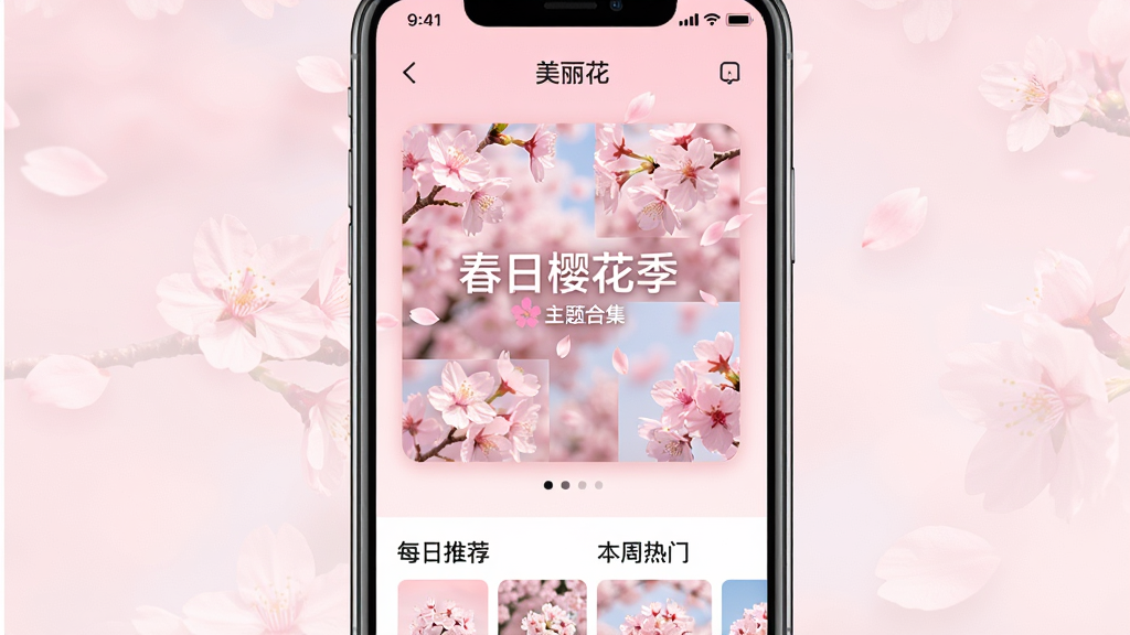 һ��չʾ������ÿ�ո���������ϼ������ͼƬ����������Ϊ�ֻ���Ļ����Ļ����ʾ������ӣ����������ϼ����棬�������ŷ�ɫӣ��ͼƬƴ�����·��С�ÿ���Ƽ������������š��Ȱ�飬����Ϊ����ɫ���䣬����������£�ϸ���Ϸ���ͼ������΢����Ʈ��Ч�������ʸ��壬����ɾ����޶���Ԫ�أ�ͼƬ�����ֱ�ע����������