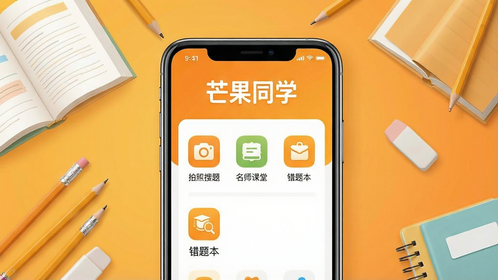 һ��չʾâ��ͬѧApp���Ĺ���ȫò������ͼ����������Ϊһ�������ֻ����ֻ���Ļ����ʾâ��ͬѧApp�������棬�����Ϸ�����Ŀ��