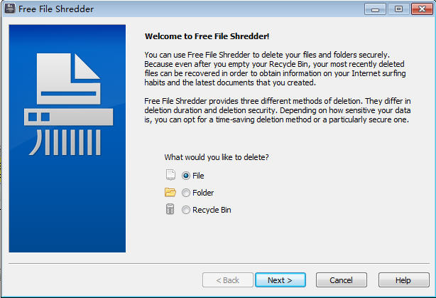 �ļ������File Shredder��ͼ