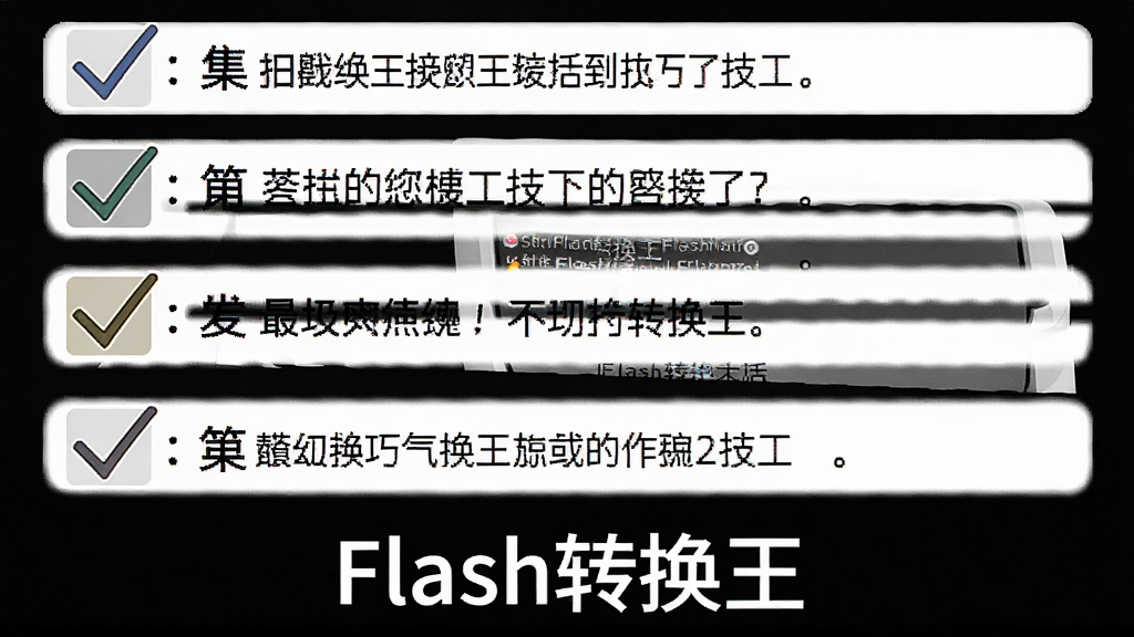 һ��չʾFlashת����ʹ�ü��ɵ�ͼ��ʾ��ͼ���������г������������飬���й�ѡ�͸�̾��ͼ�꣬�ײ���