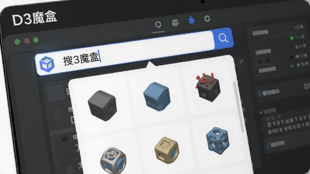 ��������������д������չʾD3ħ������������ؼ��ʺ�˲�䵯�����3Dģ������ͼ����������д��С�D3ħ�С���ʶ������Ϊ���ɫ���������������������Ƽ��У�ϸ�����������ʸ��壬�޶���Ԫ��