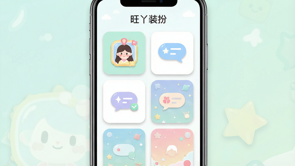 ��������Ѿ�����Ի�װ���̳ǽ��棬����Ϊ�ֻ���Ļչʾ����Ļ����ʾ����ͷ������ݺͱ���Ƥ�����г����񣻲���Ϊ��������ͼ���Ű��Ϸ��С���Ѿװ�硱���⣻���Ϊ����ǳɫ��ƽ�磻ϸ�ڰ���Բ�ǿ�Ƭ�������Ӱ��������ɫ�����ʸ��壬�ɾ����޶���Ԫ��