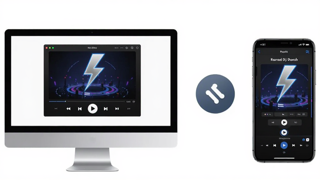 һ��չʾ�׵�DJ�����������ڵ��Ժ��ֻ�˫��ʹ�õĳ���ͼ������ǵ�����Ļ��ʾ���Ž��棬�Ҳ����ֻ���Ļ��ʾ�ƶ�����棬�м���ͬ��ͼ�ꡣ��������ֱ�ۣ�ɫ�������������������ɾ��޶���Ԫ�ء�