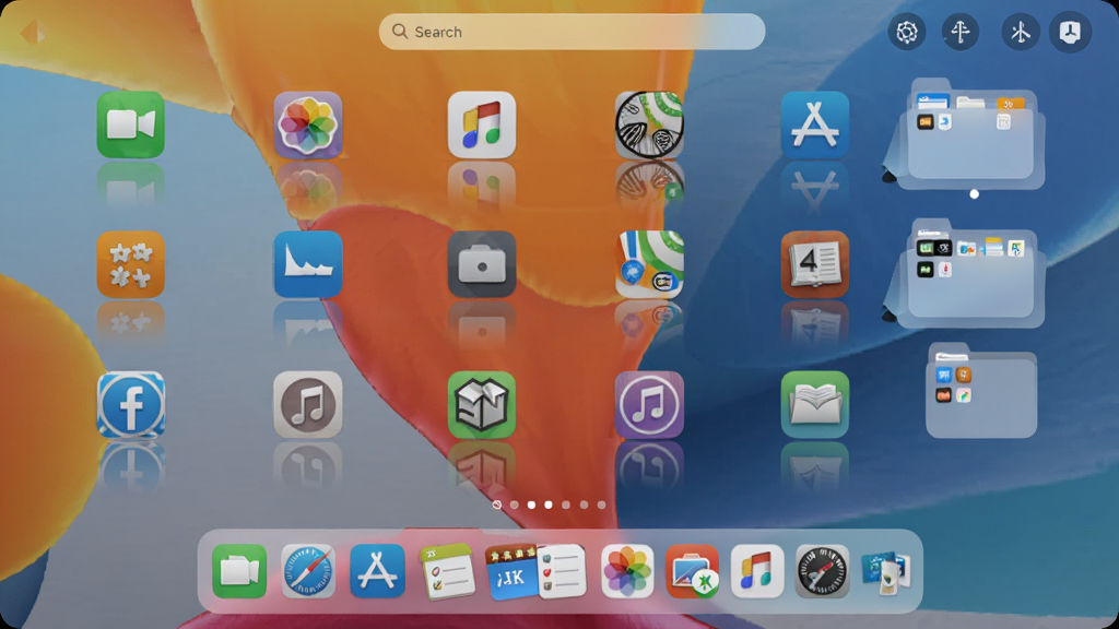 iPad for Windows Ӧ�����������棬��������ʾ�����ɫӦ��ͼ�����������������У�����ͼ�걻��ק���ļ����ڣ�����ײ��� Dock ���������������򣬲���Ϊ���е�ƽ����棬���Ϊ��ˬ�����ﻯ��ƣ�ϸ�ڰ���ͼ�굹Ӱ���ļ���չ������������ 4K���ɾ����޶���Ԫ��