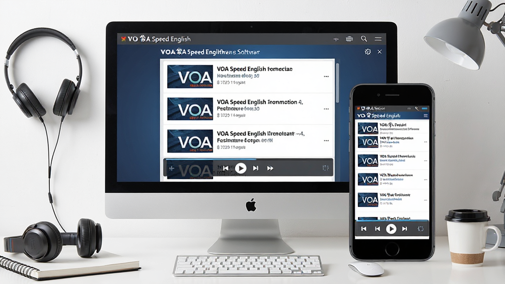 һ��չʾVOA����Ӣ�����������ͼƬ������Ϊ������Ļ���ֻ���Ļ����չʾ���������棬��Ļ������ʾVOA����Ӣ��������б��Ͳ��ſ����������ֲ������ҷ����Ű棬���Ϊ�ִ����ĿƼ��磬ϸ�ڰ�����Ļ��Χ�ж������ʼǱ������ȱ���ѧϰ����Ԫ�أ����ʸ��壬����ɾ����޶���Ԫ��