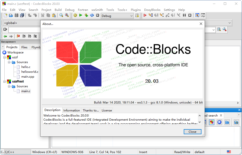 CodeBlocksC���Ա��������ͼ