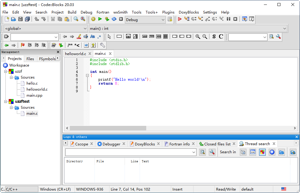 CodeBlocksC���Ա��������ͼ