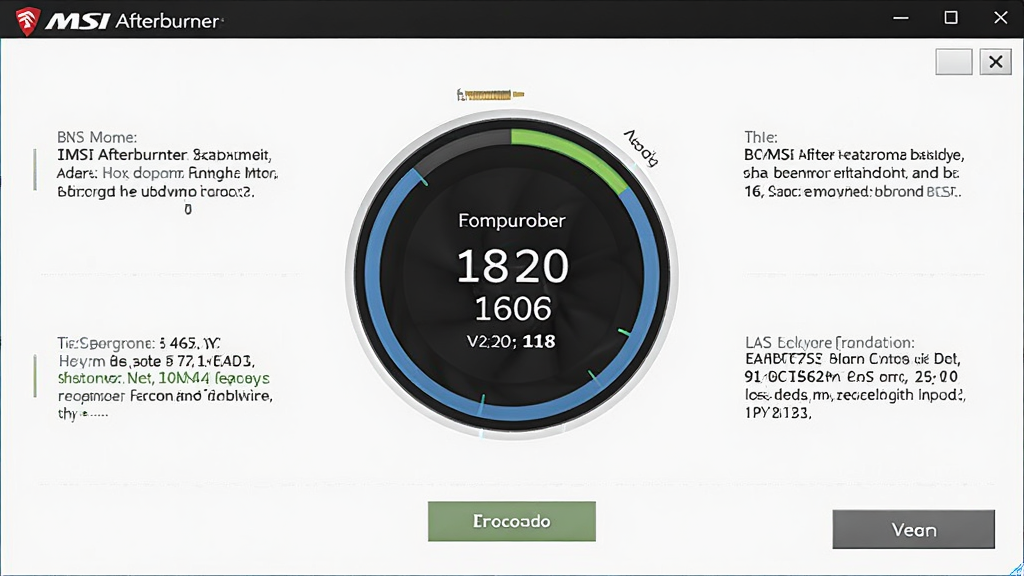 ΢���Կ���Ƶ����(MSI Afterburner)һ����Ƶɨ����棬����Ϊ���������ɨ����Ȼ��뽨��Ƶ����ֵ����������Ϊ˵��������ȷ�ϰ�ť���Ű���жԳƣ������רҵ��ϸ�ڰ����Կ��ͺ����ѹ��ʶ�����ʸ��壬�ɾ��޶���Ԫ��