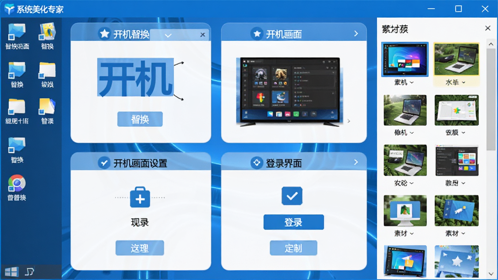 软件主界面预览图,画面中央展示