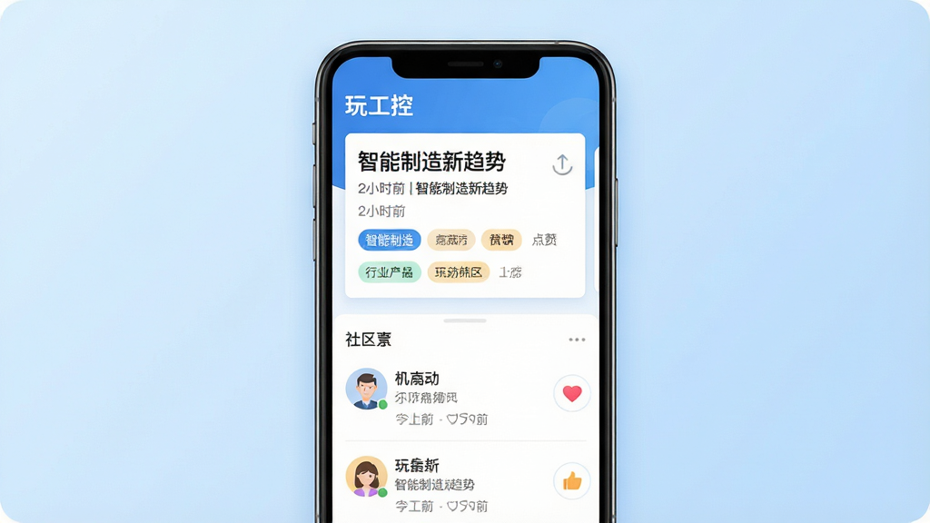 �湤����ҵ��Ѷ�뻥����������չʾͼ����������Ϊ�ֻ���Ļ����Ļ�ϰ벿����ʾ���湤�ء���Ѷ��Ƭ������Ϊ���������������ơ����°벿��Ϊ���������б��������û�ͷ�������ͼ�꣬����Ϊǳ��ɫ���䣬����Ϊ���½ṹ�����Ϊ������Ѷ�磬ϸ�ڰ���ʱ������ǩ���࣬���ʸ��壬�ɾ����޶���Ԫ��
