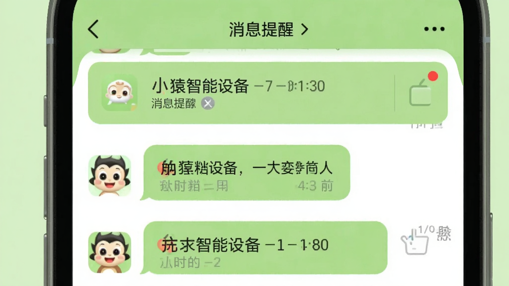 СԳ�����豸App��Ϣ���ѽ��棬����Ϊ�ֻ���Ļ��ʾ����ʽ��Ϣ�б���֪ͨ���������Ϊ���½ṹ���Ű����У����Ϊ�罻�����ǳ��ɫ����ϸ�ڰ�����Ϣ���ݡ�ʱ�����δ����㣬���ʸ��壬�ɾ����޶���Ԫ��
