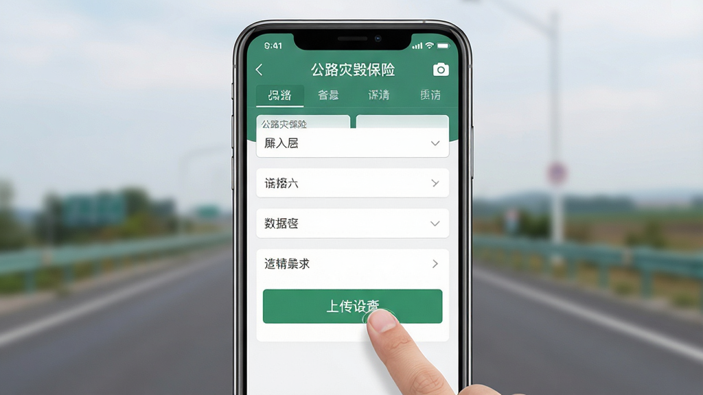 ����������һ���ֻ���Ļ��д����ʾ��·�ֻٱ���app�������ϱ���д���棬�б����ֶκ����ͼ�ꡣ����Ϊ���й�ͼ���ֻ��·���ģ���Ĺ�·�������Ű�ͻ�������������㼶�����Ϊ��ƽ��UIչʾ��ϸ�ڰ�����ָ������ϴ���Ƭ��ť����Ļ����
