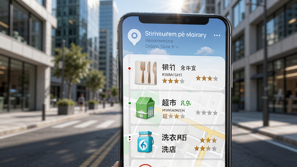 ���Ӹ������ܱ���Ȧҳ�棬�ֻ���Ļ��ʾ�����̼��б����������������С�ҩ�ꡢϴ�µ�ͼ������֣���ͼ����ͼ��ʾ��ǰλ�ã�����Ϊ�ִ����нֵ����������ģ����дʵ�����ʸ��壬�ɾ����޶���Ԫ��