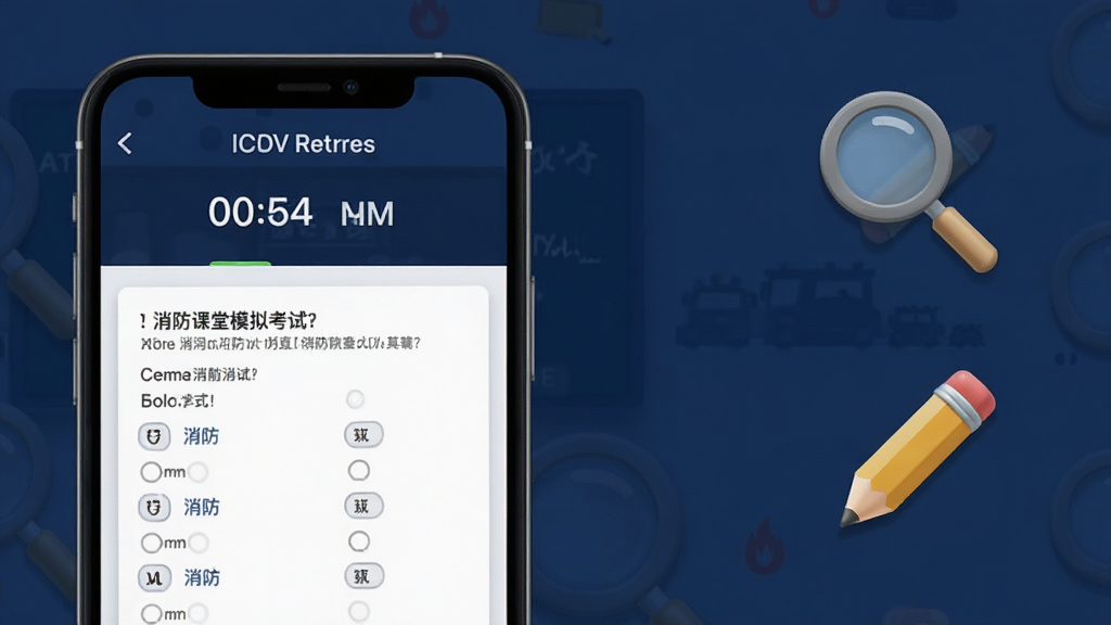 ��������ģ�⿼�Խ��棬�ֻ���Ļ��ʾ���Լ�ʱ���ʹ��⿨����ĿΪ����ѡ���⣬����Ϊ����ɫ����ģʽ���Ա��зŴ󾵺�Ǧ��ͼ���׺���������רҵ��ϸ�ڵ�λ�����ʸɾ����޶���Ԫ��