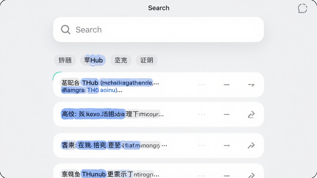 ����Ϊ��THub��Ӧ���������棬����Ϊ������������·�����б����Ű���������Բ��ͻ�����������ǩ���飬���Ϊ��ˬ���ţ�ϸ�ڰ���ǳ�ұ�������ɫ�����ؼ��ʡ���Ƭʽ��Ŀ�����������ɾ����޶���Ԫ�ء�