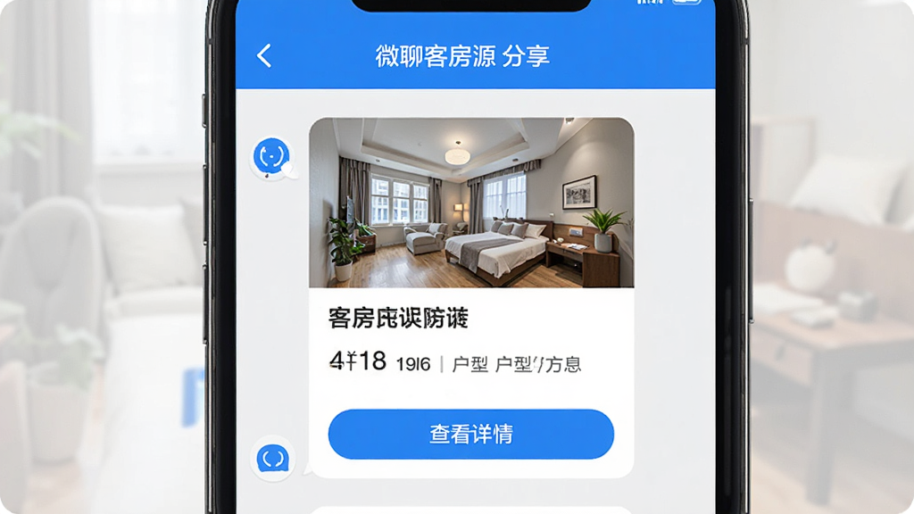 ΢�Ŀͷ�Դ�������ܽ��棬�ֻ���Ļ��ʾ���촰���з��͵ķ�Դ��Ƭ����Ƭ���з�Դ����ͼ�����⡢�۸�ͻ�����Ϣ����Ƭ�·��в鿴���鰴ť������ɾ����࣬������ɫ�����ʸ��壬�ɾ��޶���Ԫ��