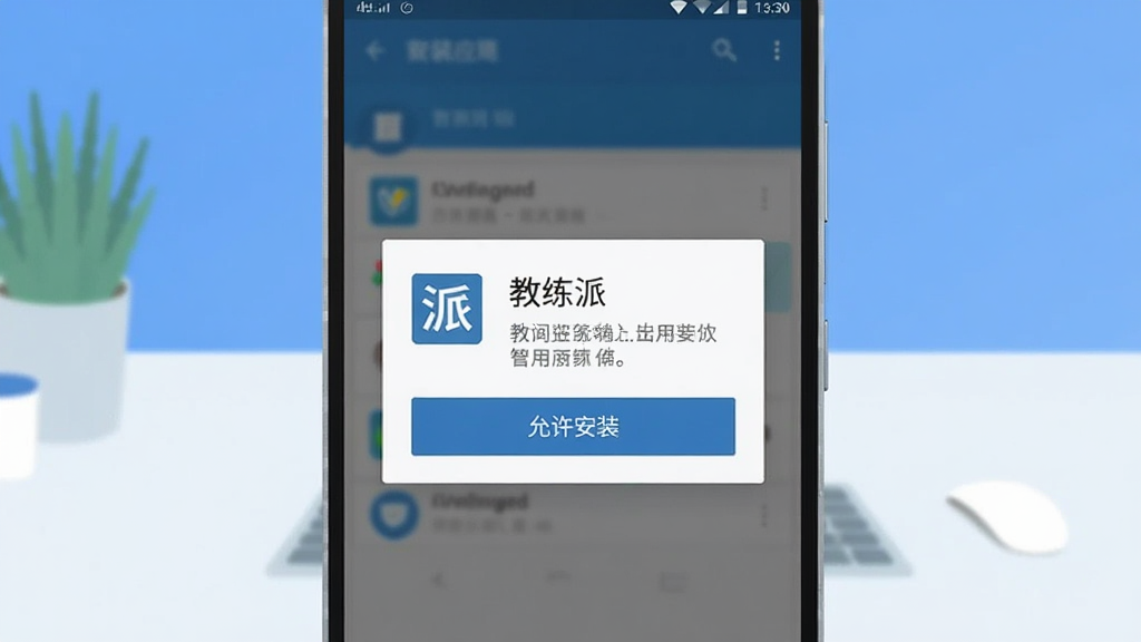 һ��չʾ��׿�ֻ���װӦ�ù��̵�ʾ��ͼ�������������ֻ���Ļ��ʾ