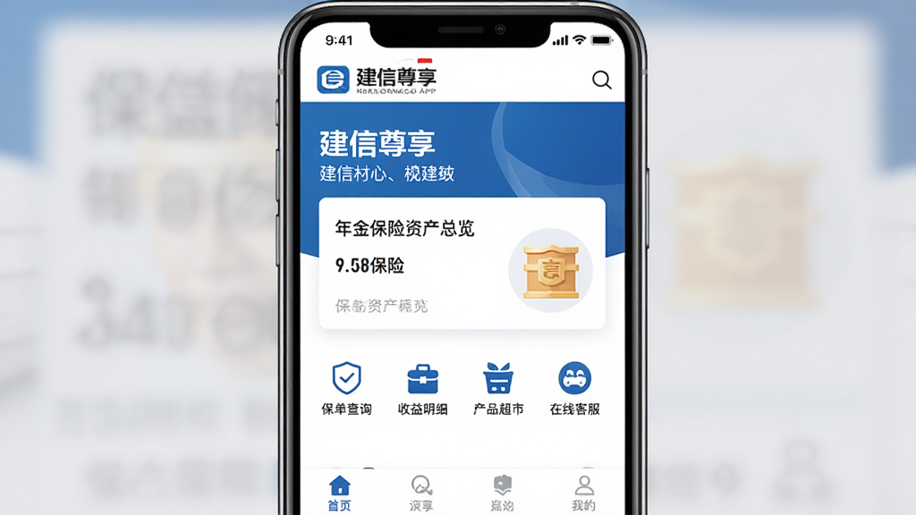 ��������App������չʾ���ֻ���Ļ������ʾ��������Ӧ����ҳ���Ϸ�ΪƷ��Logo���ʺ���в�Ϊ������ʲ�������Ƭ���·����б�����ѯ��������ϸ����Ʒ���С����߿ͷ��ĸ��������ͼ�꣬�����������������ɫ�����ּ�����������Ϊ���ڿƼ���App���棬ϸ�ڰ���״̬���źŵ���ͼ�ꡢ�ײ������������ʸ��壬�ɾ��޶���Ԫ��