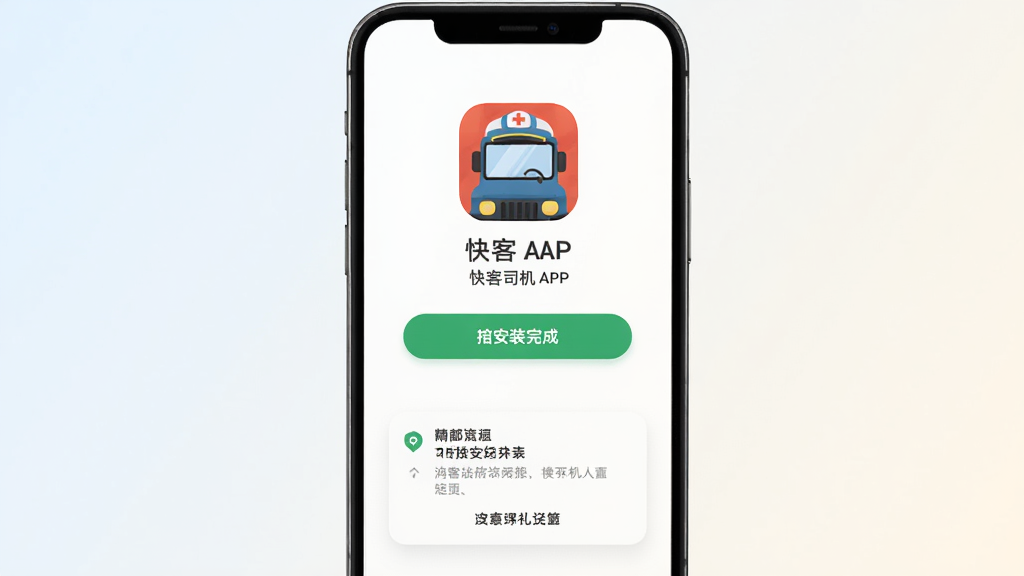 ����Ϊ���˾��APP���ֻ���Ļ�ϵİ�װ��ɽ��棬����Ϊ�ֻ����С�����Ϊǳɫ���䣬�Ű�Ϊͼ�������˵�������Ϊ��ˬ��ƽ����ϸ�ڰ���APPͼ�ꡢ��װ��ɰ�ť��Ȩ����ʾ����������Ϊ���塢�ɾ����޶���Ԫ��