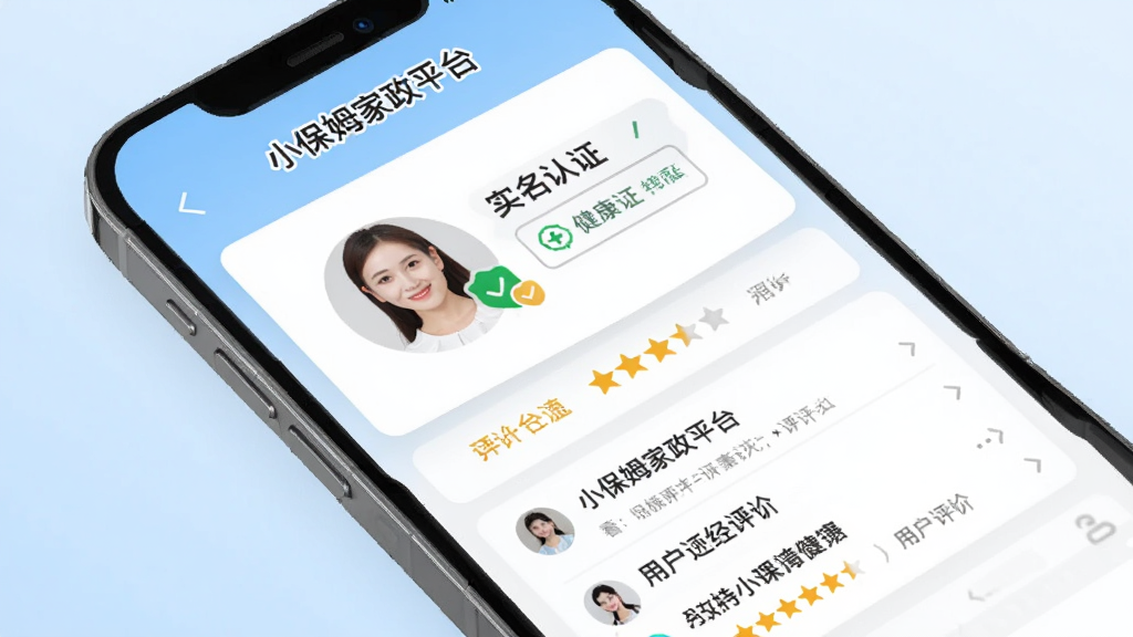 手机屏幕中显示