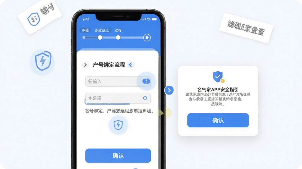 ������APP����ָ�����棬����Ϊ�ֻ���Ļչʾ���Ű������밲ȫ��ʾ�����������Ϸ�Ϊ������������в�Ϊ�������˵�����֡��·�Ϊȷ�ϰ�ť���Ű�̷̳������ֱ�ۣ����Ϊ��ƽ�������ɫ������ϸ�ڰ���������ʾ�򡢼�ͷ��������ȫͼ�꣬���ʸ��壬�ɾ����޶���Ԫ��