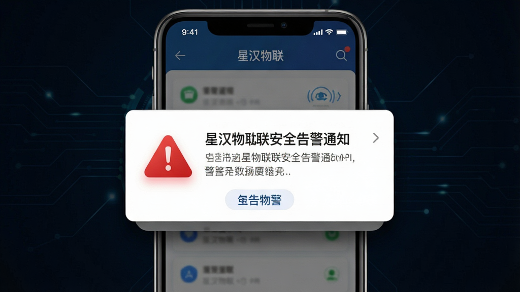 һ��չʾ�Ǻ�������ȫ�澯֪ͨ��ͼƬ���������ֻ���Ļ��ʾ�Ǻ�����APP�ĸ澯֪ͨ�������������к�ɫ����ͼ������֡�����Ϊ�ֻ����У���������ɫ�����ʾ�Ƽ���ϸ���ϵ�������Ӱ��ͼ����Ŀ�����ʸ��壬�ɾ����޶���Ԫ�ء�